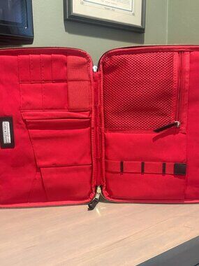 KNOMO Mayfair Knomad 13” Laptop Tech Organizer Black